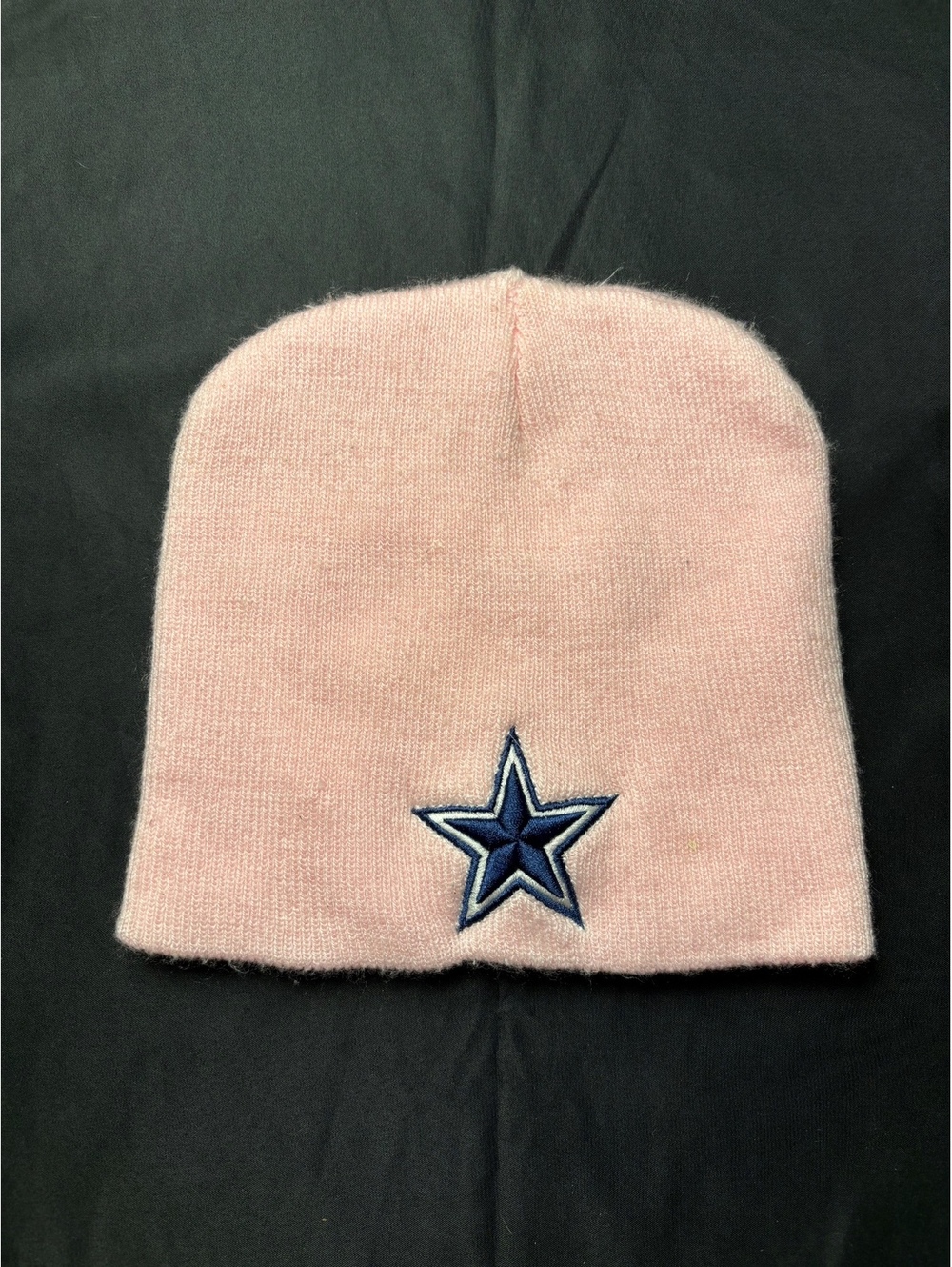 Dallas Cowboys Pink Knit Beanie with Star Logo